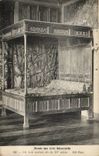 Paris CPA Musee des Arts Decoratifs Lit bois sculpte 15eme