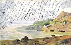 CPA Fantaisie paysage