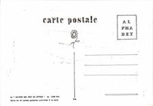 CPM lettre G On attend plus que moi pour partir tchao