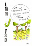 CPM lettre J Et la semaine des quatre jeudis c'est pour quand ? (ecoel buissonniere)