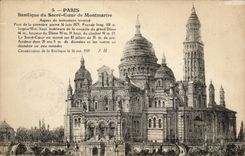 Paris CPA Basilique du Sacre Coeur de montmartre