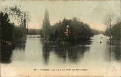Paris CPA Bois de Boulogne Le lac