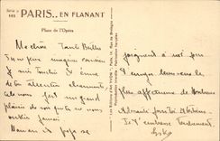 Paris CPA Places opera