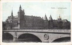 Paris CPA La conciergerie Tribunal de commerce Palais de Justice Conciergerie