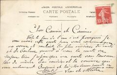 CPA Fantasy Woman and Children Happy New Year