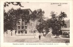 CPA Valleys les Bains Quincunxes and the hotel of Vivarais