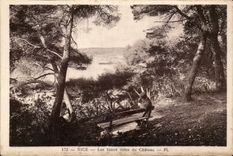 Nette CPA schone Ecken des Schlosses