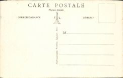 Nette CPA Front der Kaskade des Schlosses