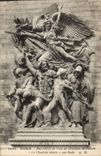 Paris CPA Arc de Triomphe of Etoile Low the reliefs song of the departure by Hard