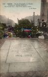 Paris CPA Arc de Triomphe of Etoile the Tomb of the unknown soldier