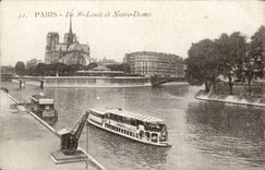 Paris CPA Ile St Louis et Notre Dame