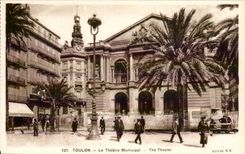 Toulon - the Municipal Theater - CPA