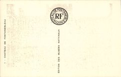 Fontainebleau - the Castle - CPA