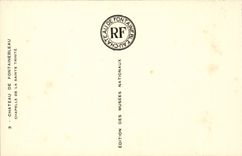 Fontainebleau - the Castle - Vault of Sainte the Trinity - CPA