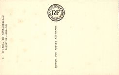 Fontainebleau - the Castle - Cabinet of Abdication - CPA