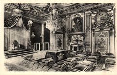 Fontainebleau - the Castle - Throne room - CPA