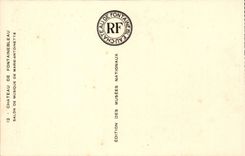 Fontainebleau - the Castle - Living room of Music of Marie Antoinette - CPA