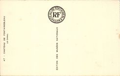 Fontainebleau - the Castle - the Canal - CPA