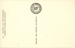 Fontainebleau - the Castle - Room of Madam de Maintenon - CPA