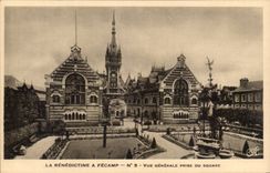 Fecamp - Benediktiner - Ansicht genommener allgemeiner Garten - CPA