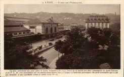Lyon - Station von Perrache - CPA