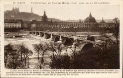 Lyon - Ansicht des grossen Hotel-Gottes - CPA