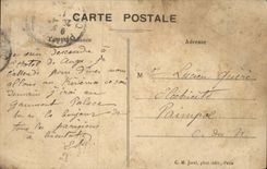 Paris CPA La rue de Rivoli et la jardin des Tuileries