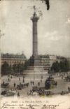 Paris - 11 - the Place of the Bastille - CPA