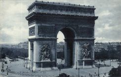 Paris - 8 - Arc de Triomphe - CPA