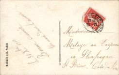 Fantasy - Children - Little girls in warm fur coats - Happy New Year - CPA