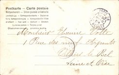 Fantasy - Children - Child catching hat - CPA