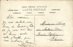 Festivals - Good Festival - Woman with flowers - CPA