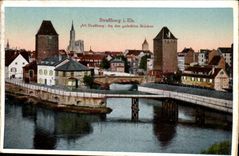 Strasbourg - Strassburg - Alt Stasbourg - Year den gedeckten bruecken - CPA