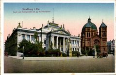 Strasbourg - Strassburg - Land und Amisgericht put St Peterkirche - CPA