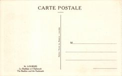 Lourdes - the Basilica and the Esplanade - CPA