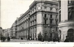 Paris - 1 - Rue du Louvre et Hotel des Postes - CPA 