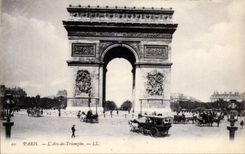 Paris - 8 - Arc de Triomphe - barouche - the CPA
