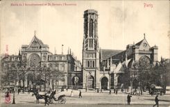 Paris - 1 - Mairie du I Arrondissement et St Germain l'Auxerrois - CPA 