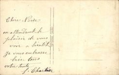 Flowers - Flowers - Daisies - Gate Happiness - Horse has Fer - Horseshoe - CPA