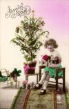 Fantasy - Children - Merry Christmas - Christmas tree - Christmas Tree - CPA