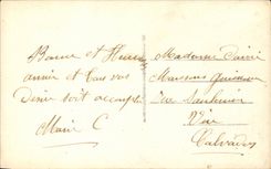 Fantasy - Woman - Gate Happiness - Horse has Fer - Good Year CPA