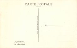 Lourdes - the Basilica - the Couronnee Virgin - CPA