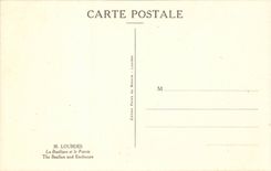 Lourdes - the Basilica - the Square - CPA