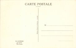 Lourdes - the Basilica - the Cave - CPA