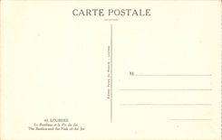 Lourdes - the Basilica - Peak of Jer - CPA