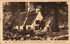 Lourdes - Pyrenean Museum of the Castle Fort - House of Campan - CPA