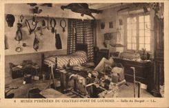 Lourdes - Pyrenean Museum of the Castle Fort - Room of the Shepherd - CPA