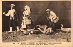 Lourdes - Pyrenean Museum of the Castle Fort - Standard of the Valley of Ossau - CPA