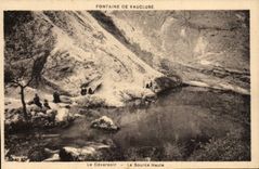 Vaucluse - the High Source - the Outfall - CPA