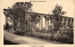 Fountain of Vaucluse - the Aqueduct of Official receptions - CPA